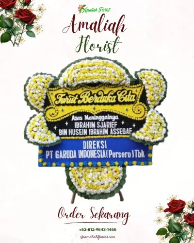 Papan Bunga Duka di Mayang Mangurai