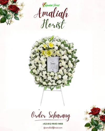 Krans Bunga Duka Cita di Mayang Mangurai