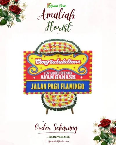 Bunga Papan Congratulation di Mayang Mangurai